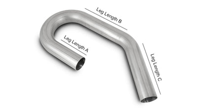 Vibrant 3.5in O.D. T304 SS U-J Mandrel Bent Tubing