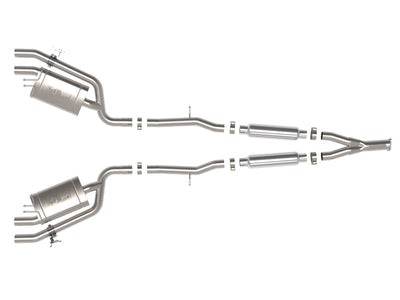 aFe 22-23 Kia Stinger L4-2.0L Gemini XV 3in to Dual 2-1/2in Cat-Back Exhaust System w/ Cut-Out