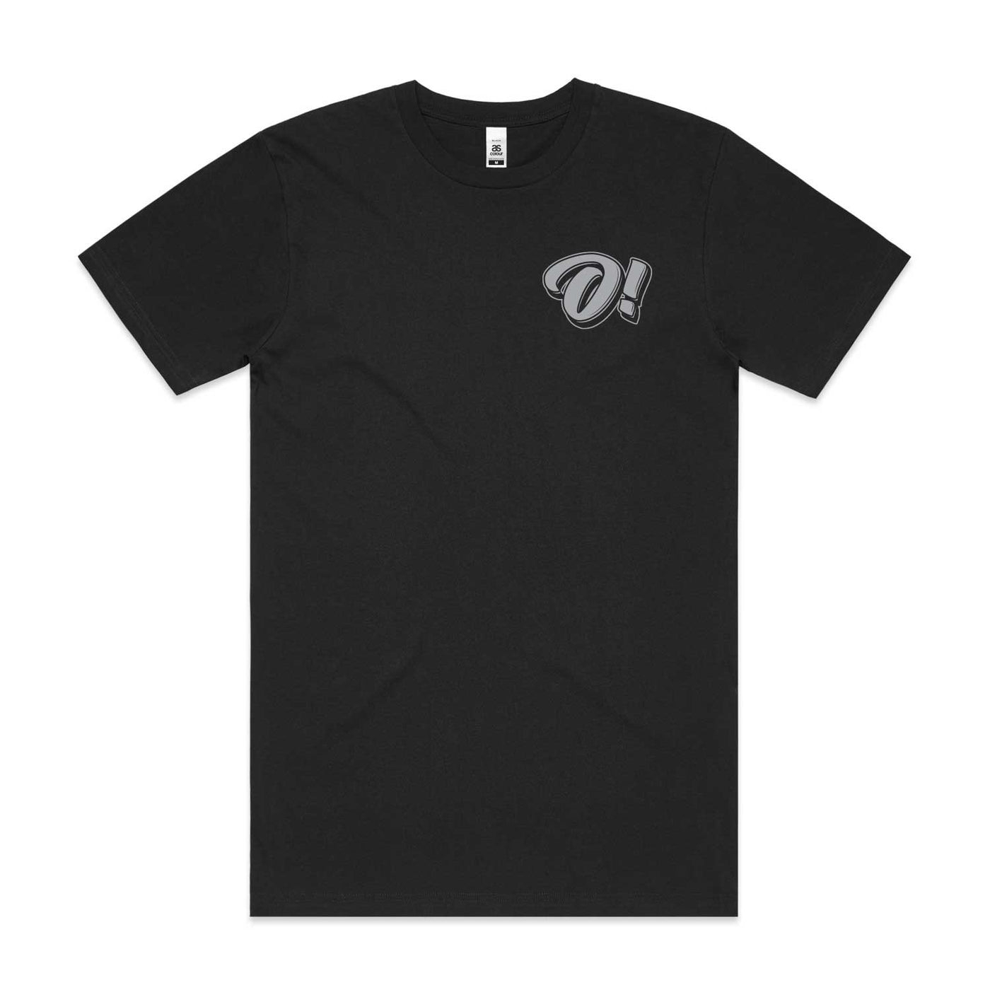 Oakes Garage House Logo Tee - Black/Gray