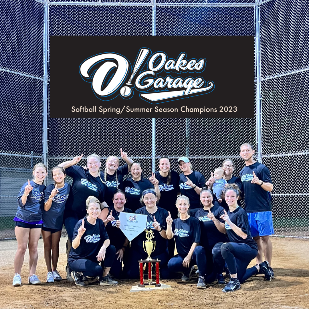 Oakes Garage Softball Decal - 2023