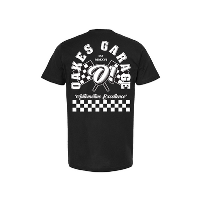 Oakes Garage Auto Excellence Tee - Black