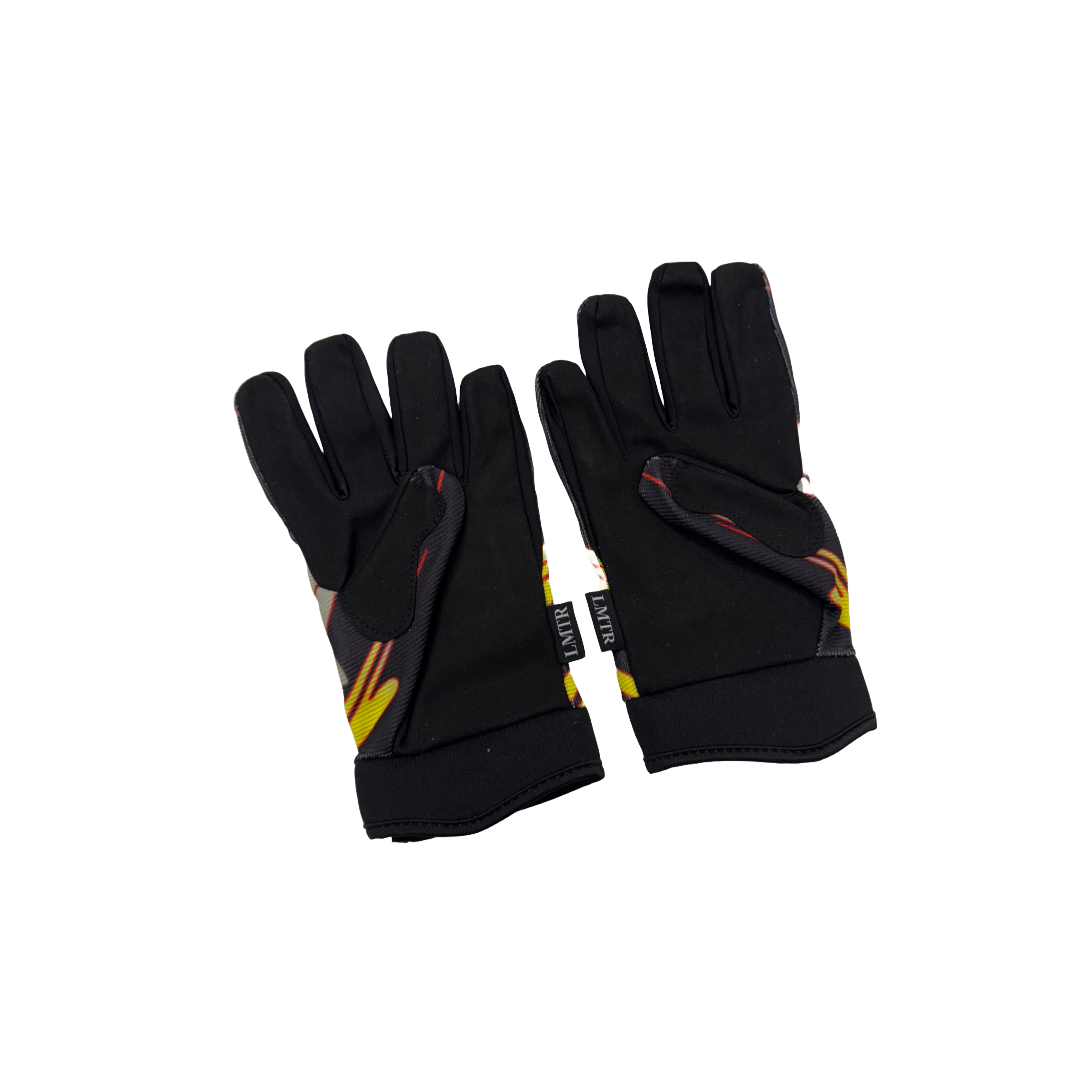 OAKES X LIMITER SHOP GLOVES (Black/Yellow)