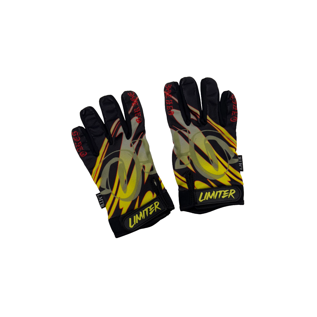 OAKES X LIMITER SHOP GLOVES (Black/Yellow)