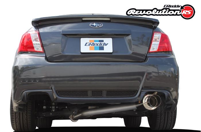 Greddy 11-14 Subaru WRX/STI (Sedan) 76mm Single Side Cat-Back Revolution RS Exhaust