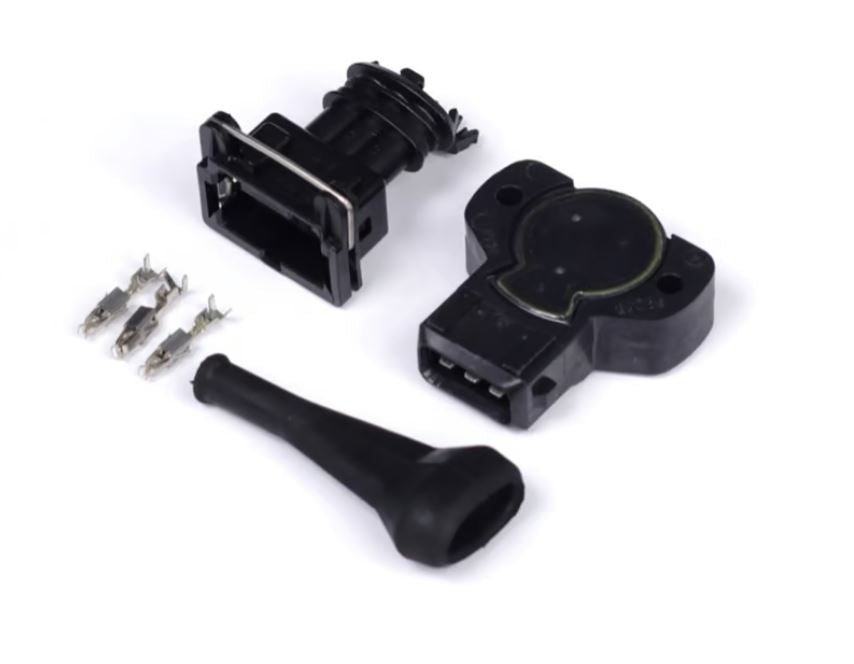 Haltech Throttle Position Sensor (Black / CCW Rotation / 8mm D-Shaft)