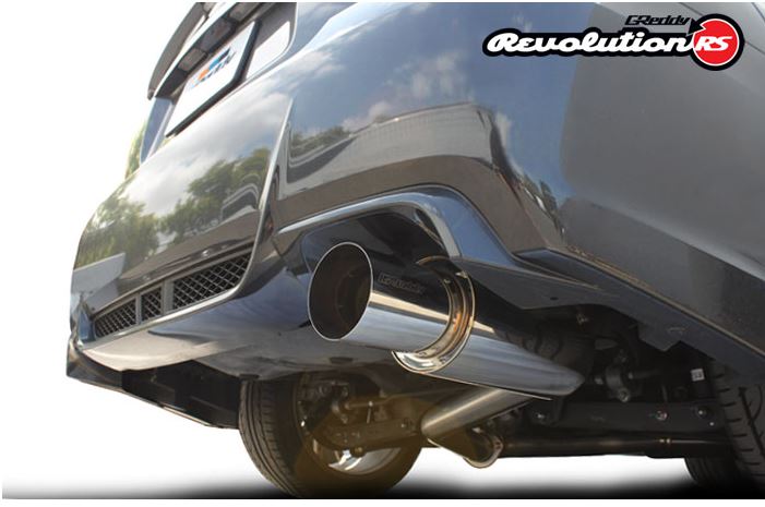 Greddy 11-14 Subaru WRX/STI (Sedan) 76mm Single Side Cat-Back Revolution RS Exhaust