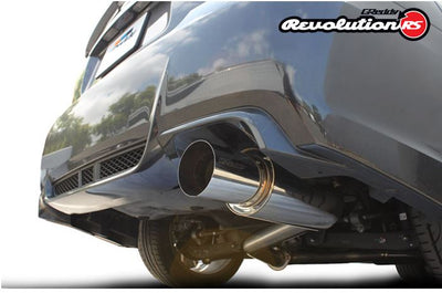Greddy 11-14 Subaru WRX/STI (Sedan) 76mm Single Side Cat-Back Revolution RS Exhaust