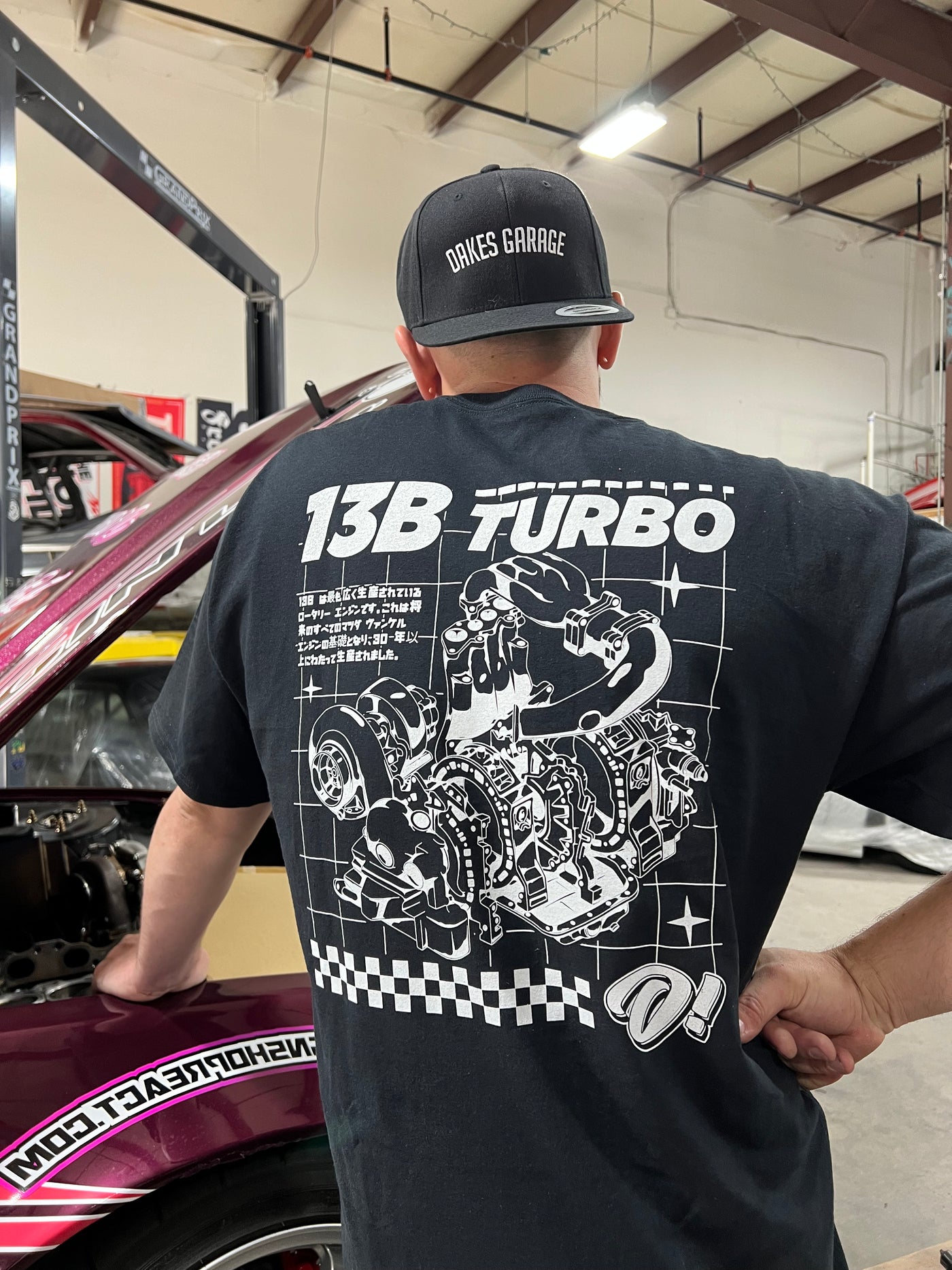 Turbo Rotary Tee - Black