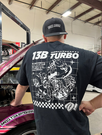 Turbo Rotary Tee - Black