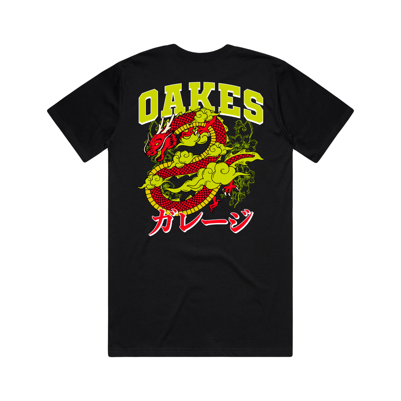 Oakes Dragon Tee - Red / Green