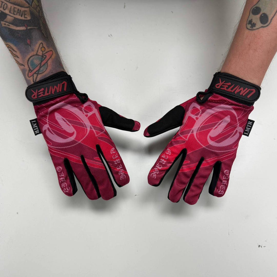 OAKES X LIMITER SHOP GLOVES (Pink/Purple)