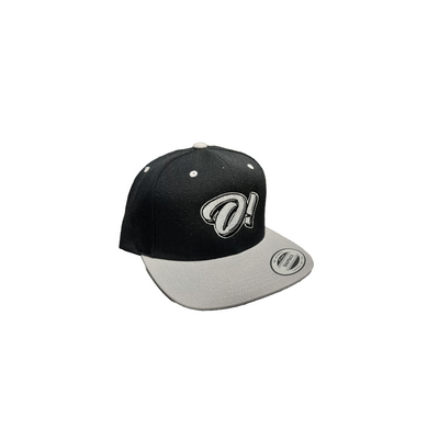 O! Snap Back - Black w/Silver