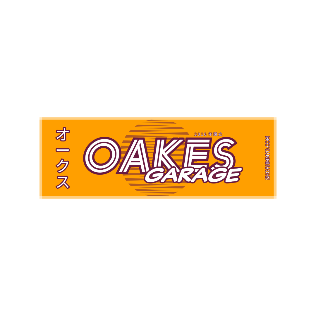 Oakes Garage Orange Banner