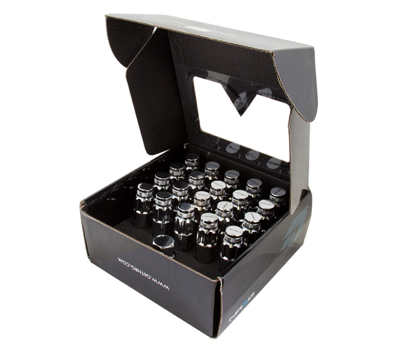 S/O  M12 X 1.5 Steel Lug Nut Set - Silver