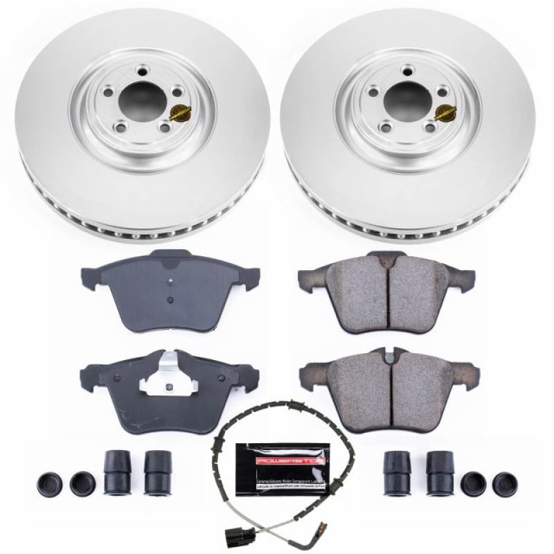 Power Stop 2018 Jaguar XJ Front Z23 Evolution Sport Coated Brake Kit