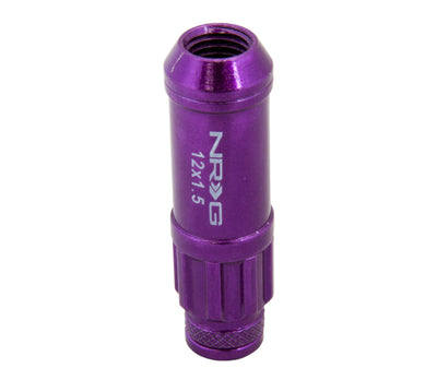 M12 X 1.5 Steel Lug Nut Set - Purple