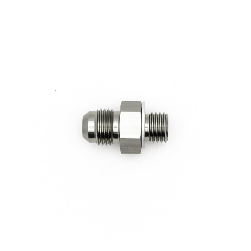 DeatschWerks 6AN Male Flare To M12 X 1.5 Male Metric Adapter  (Incl. Crush Washer)