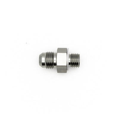 DeatschWerks 6AN Male Flare To M12 X 1.5 Male Metric Adapter  (Incl. Crush Washer)