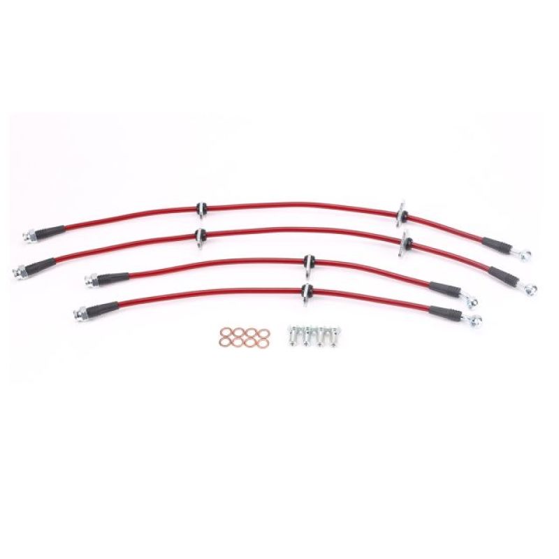 Power Stop 97-01 Acura Integra Front & Rear SS Braided Brake Hose Kit