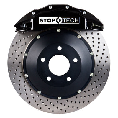 StopTech 14-15 BMW 328i/328d/335i/428i Front BBK w/Black ST60 Calipers Drilled 380X32mm Rotors
