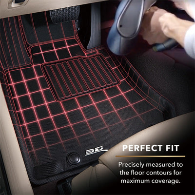 3D MAXpider 2015-2020 Honda Fit Kagu 2nd Row Floormats - Tan