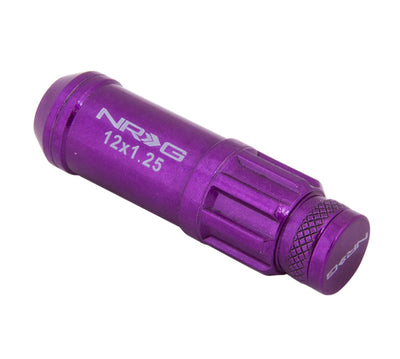 M12 X 1.25 Steel Lug Nut Set - Purple