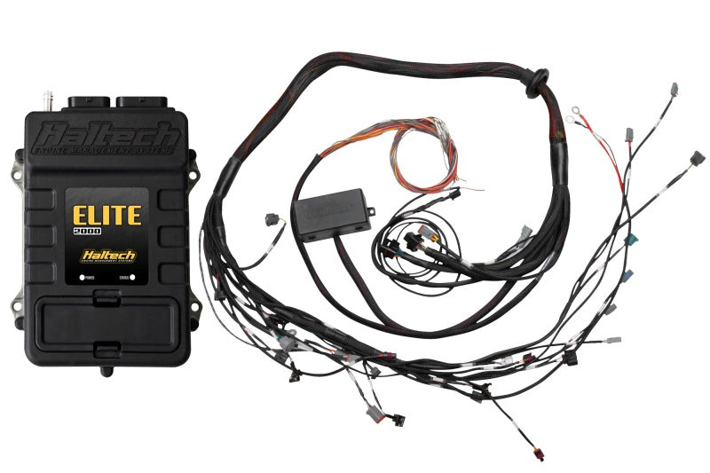 Haltech Elite 2000 Terminated Harness ECU Kit w/ EV1 Injector Connectors