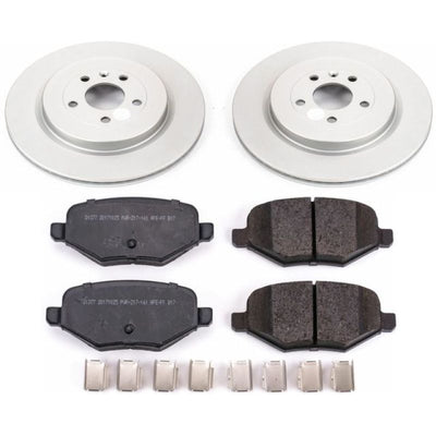 Power Stop 18-19 Ford Flex Rear Z17 Evolution Geomet Coated Brake Kit