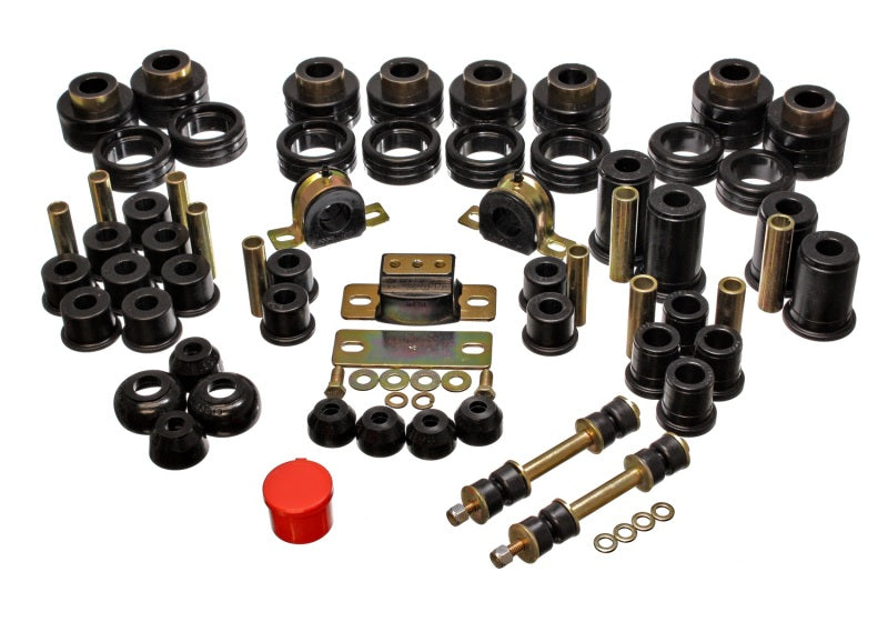 Energy Suspension 88-98 Chevy/GMC 2WD 1/2, 3/4, 1 Ton PickUp Black Hyper-flex Master Bushing Set