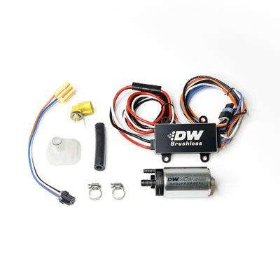 DeatschWerks DW440 440lph Brushless Fuel Pump w/ PWM Controller & Install Kit 05-10 Ford Mustang GT