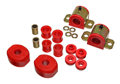 Energy Suspension 72-93 Dodge D100/200/300/Ramcharger 2WD Red 15/16in Front Sway Bar Bushings