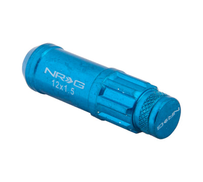 M12 X 1.5 Steel Lug Nut Set - Blue