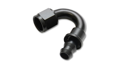 Vibrant -6AN Push-On 150 Degree Hose End Fitting