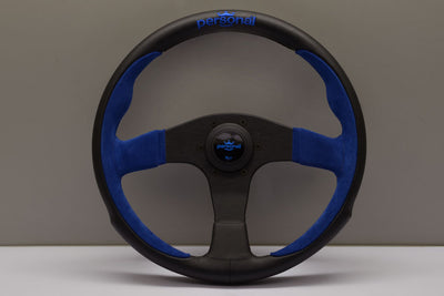 Special Order - Pole Position - Black Leather/Blue Suede ( 330mm & 350mm)