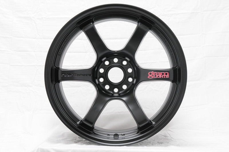 57DR / 19x9.5 / +35 / 5-114.3 / Semi Gloss Black Wheel