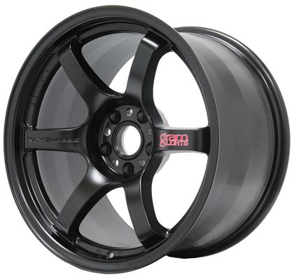 57DR / 17x9.0 / +12 / 5x114.3 / Semi Gloss Black Wheel