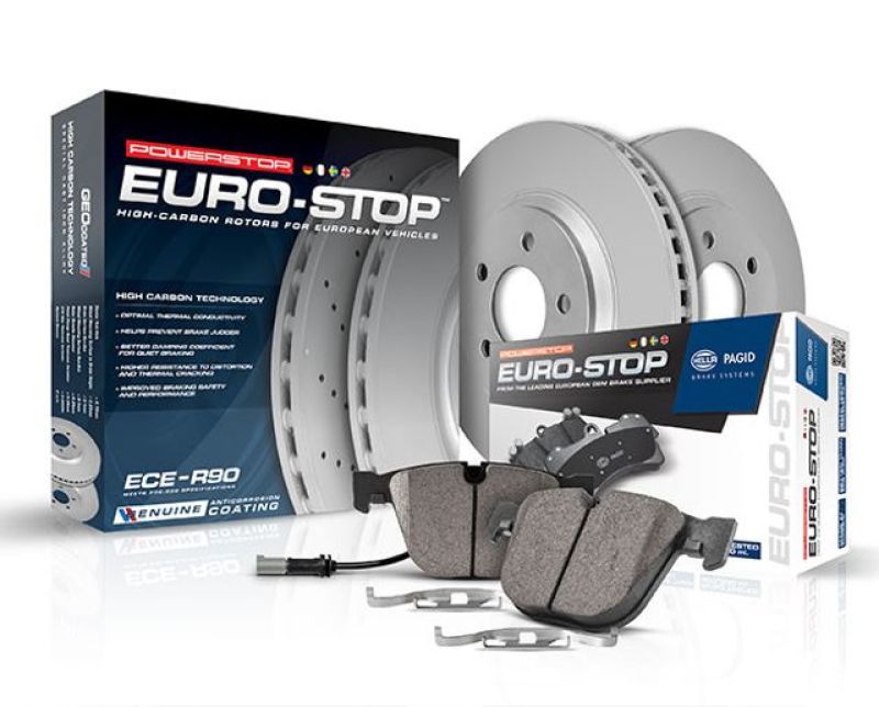 Power Stop 01-05 Audi Allroad Quattro Rear Euro-Stop Brake Kit
