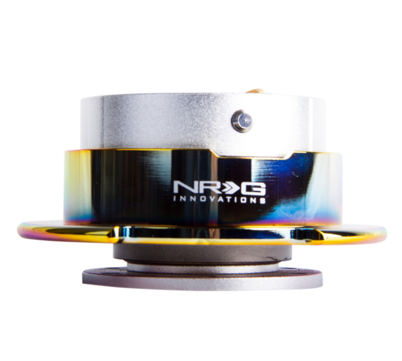 NRG Quick Release Gen 2.5 - Silver Body / Neochrome Ring
