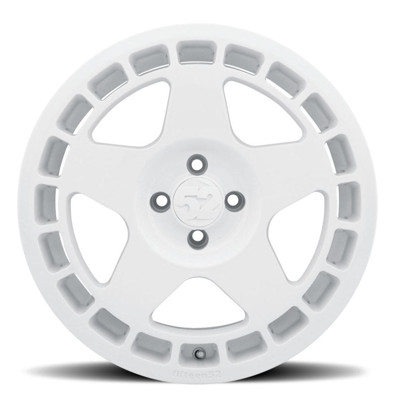 Turbomac / 17x7.5 / 4x108 / 42mm / Rally White Wheel