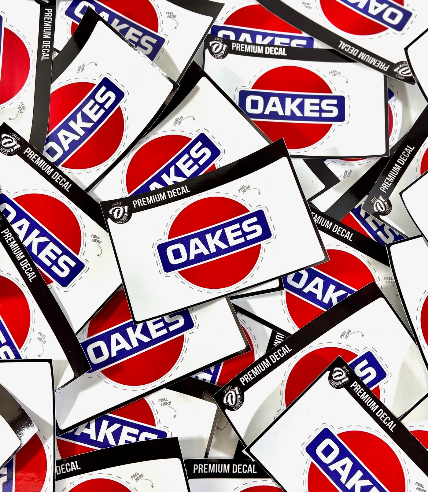 Old Logo Oakes Decal