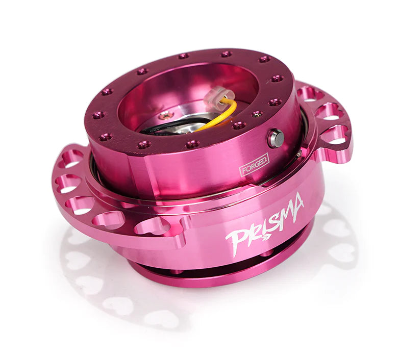 NRG Quick Release Kit - Red Body/ Red Heart Cutout Ring