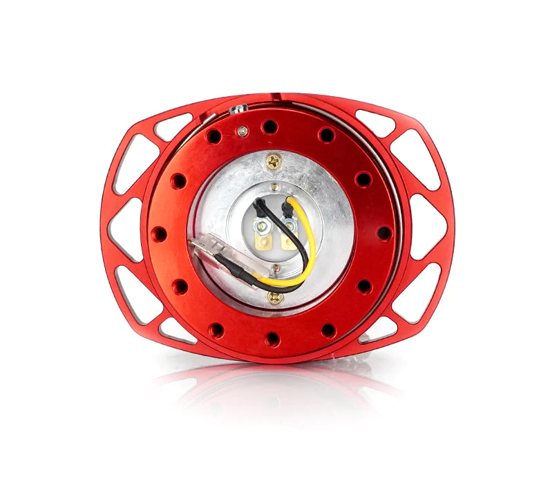 NRG Quick Release Kit Gen 257 - Red Body / Red Cutout Ring