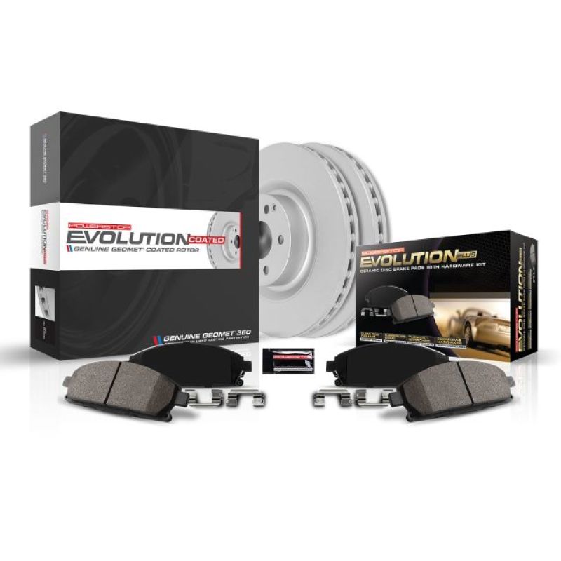 Power Stop 03-07 Cadillac CTS Front Z17 Evolution Geomet Coated Brake Kit