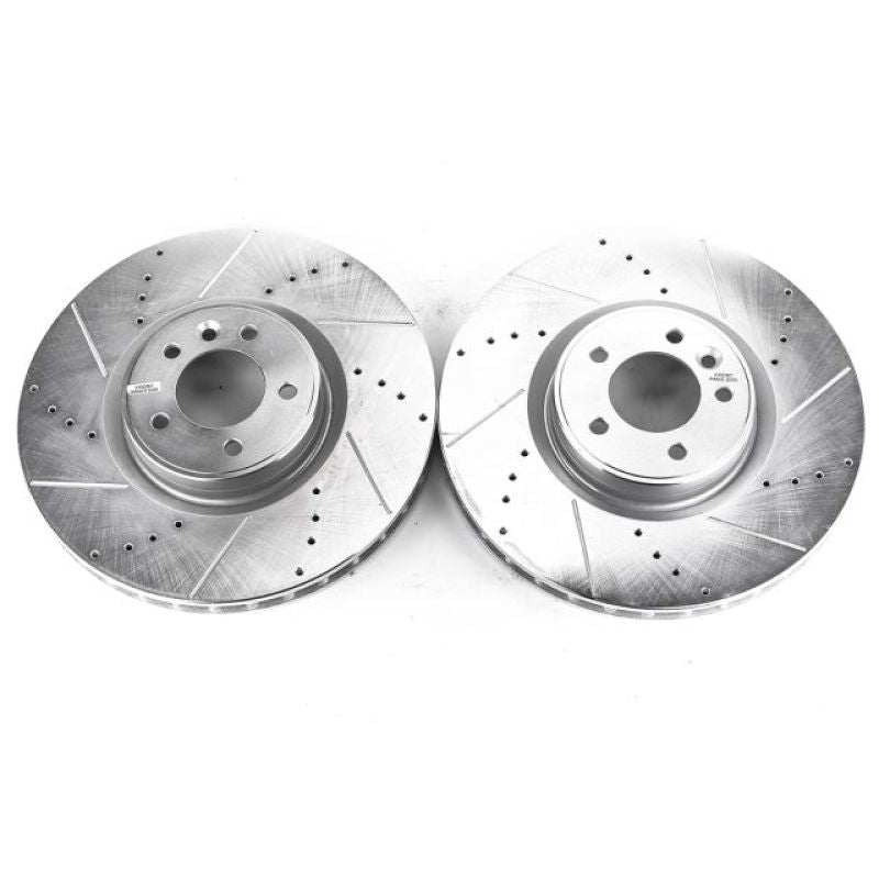 Power Stop 13-18 Land Rover Range Rover Front Evolution Drilled & Slotted Rotors - Pair