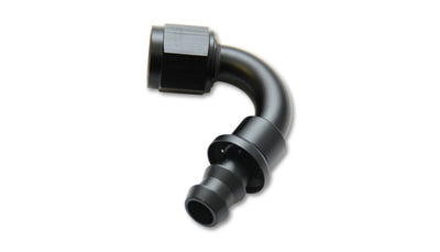 Vibrant Push-On 120 Degree Hose End Elbow Fitting - -6AN