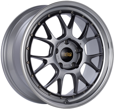 BBS LM-R 19x8.5 5x130 ET55 CB71.6 Diamond Black Center Diamond Cut Lip Wheel
