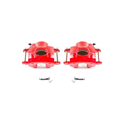 Power Stop 94-96 Chevrolet Impala Front Red Calipers w/o Brackets - Pair