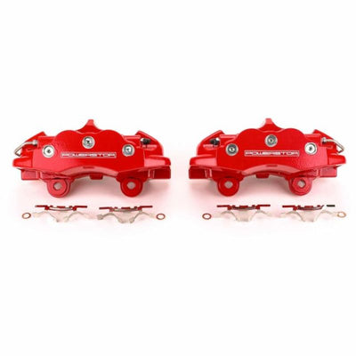Power Stop 06-13 Chevrolet Corvette Rear Red Calipers - Pair