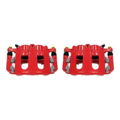 Power Stop 11-17 Ford Explorer Front Red Calipers w/Brackets - Pair