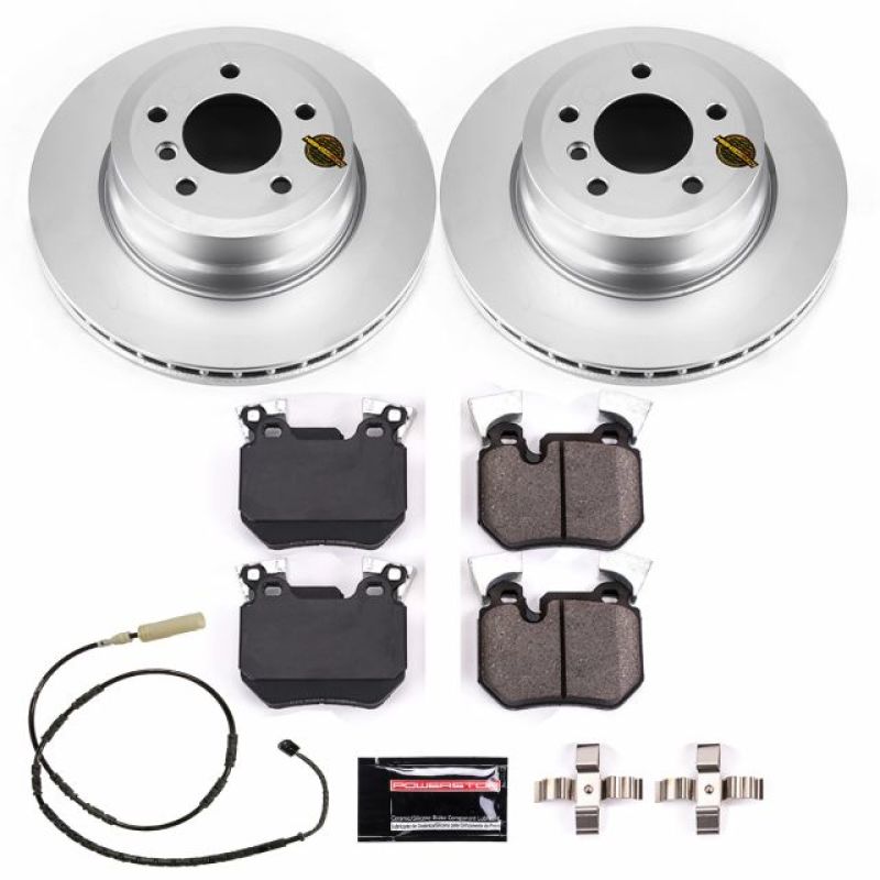 Power Stop 11-13 BMW 135i Rear Z23 Evolution Sport Coated Brake Kit